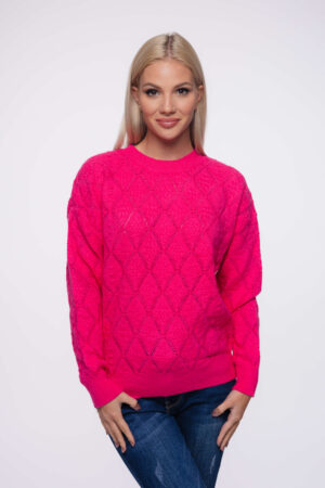 kotott-mintas-pulover-rozsaszin